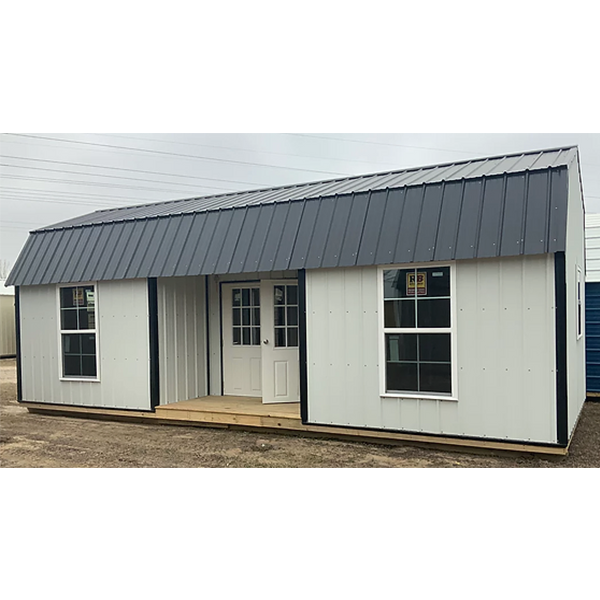 Z-Metal Side Lofted Barn Cabin
